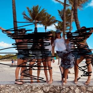 Fold Over Tie-Dye Flare Pant